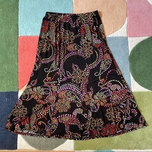 West End mosaic skirt size small